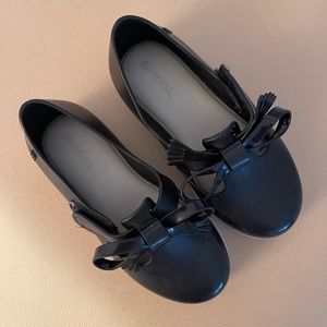 Mini Melissa Black Mary Jane Shoes
